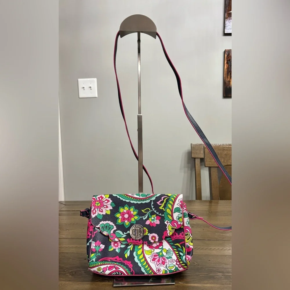 Vera Bradley Scalloped Hipster Crossbody in “Petal Paisley”